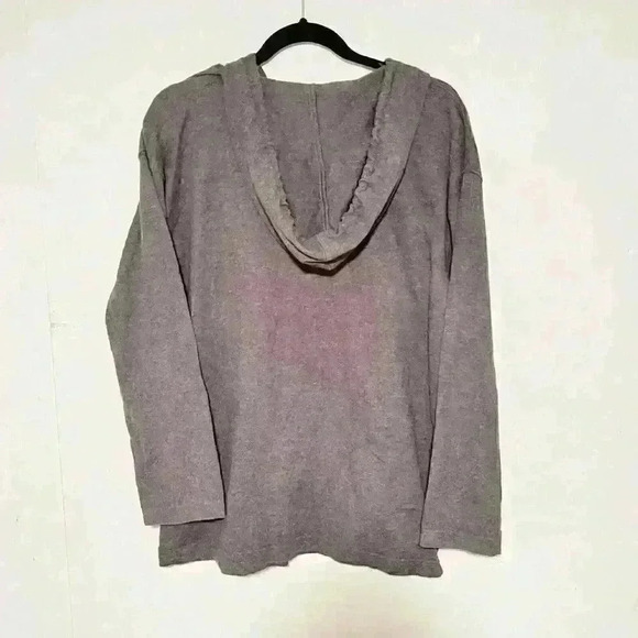 Warner Bros Tweety Bird Vintage Triple Tweety Hoodie Gray 90s Cartoon Adult M - Picture 2 of 6